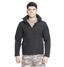 Softshell Yağmur Geçirmez Mont Siyah