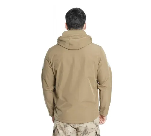 Softshell Yağmur Geçirmez Mont Tan