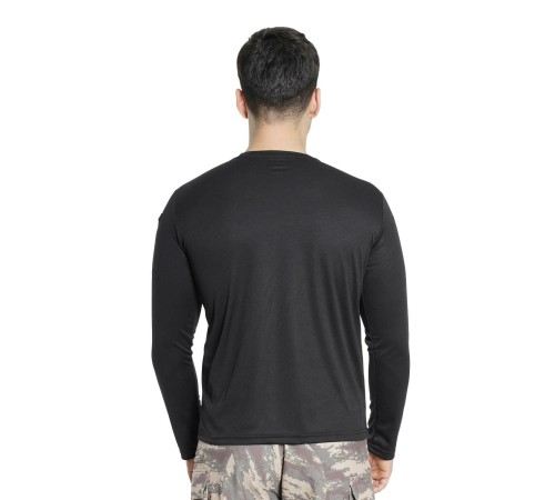 Vogel Tactical Uzun Kollu Yakasız Siyah Taktik Tşört