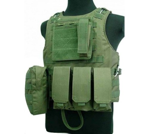 Hücum Yeleği Yeşil Renk Vest