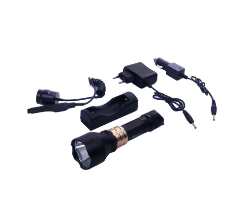 Orjinal 600 Lümen Özel Şarjlı Tüfek Avcı Feneri Watton Wt-016
