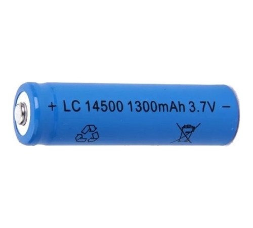 Watton 14500 3.7V 1300MAH Aa Şarj Edilebilir Pil (El Feneri Pili) Tekli