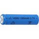 Watton 14500 3.7V 1300MAH Aa Şarj Edilebilir Pil (El Feneri Pili) Tekli