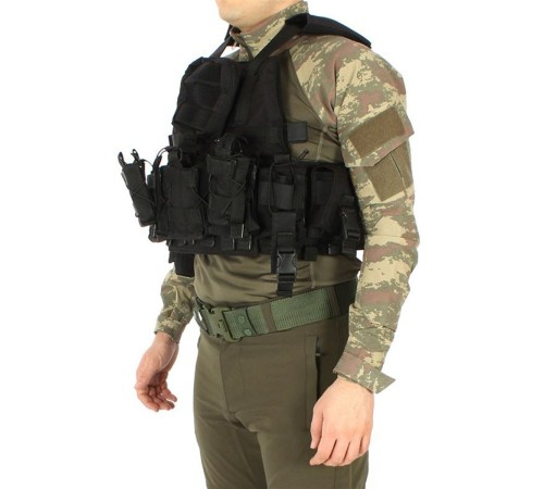 Siyah Tactical Hücum Yelek