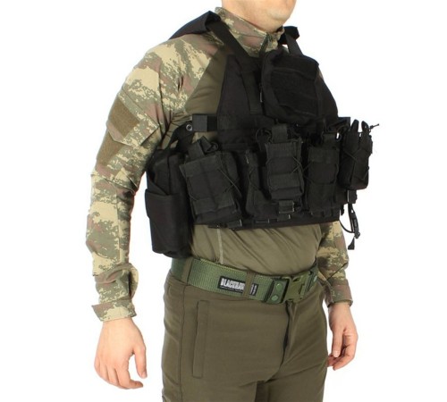 Siyah Tactical Hücum Yelek
