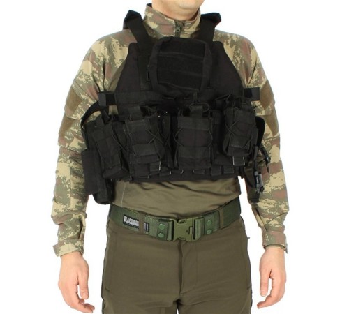 Siyah Tactical Hücum Yelek