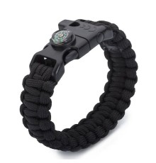 Paracord Bileklik Siyah
