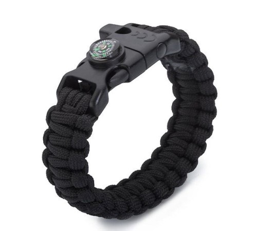 Paracord Bileklik Siyah