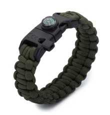 Paracord Bileklik Yeşil
