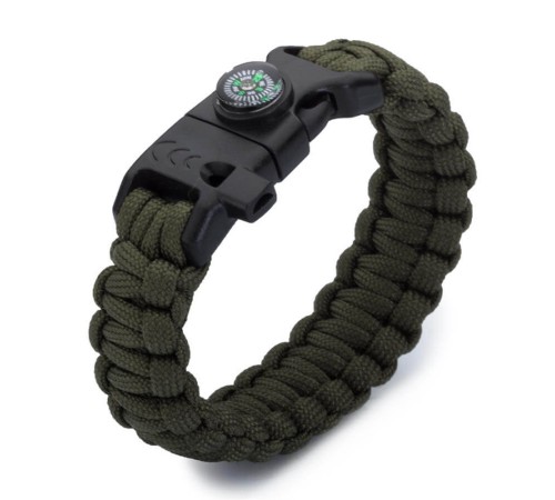 Paracord Bileklik Yeşil