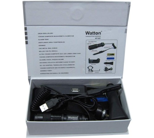 Watton Wt-057 Zoomlu Tüfek Feneri